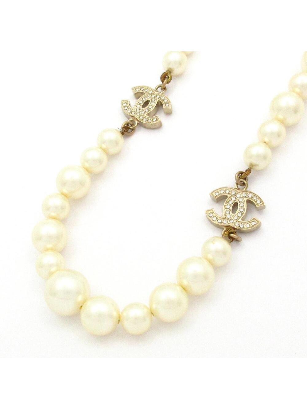 Chanel Coco Cream Gold Faux Pearl #339181C15B